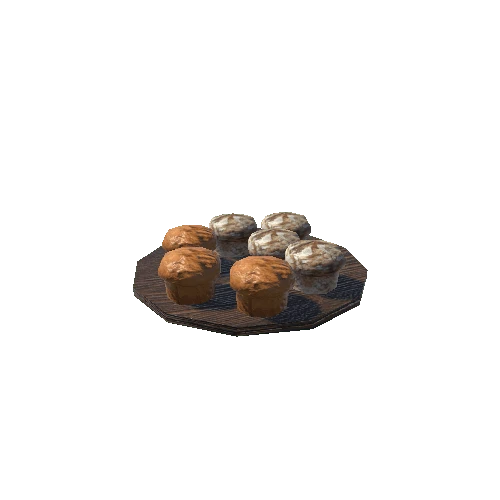 Plate Of Muffins A